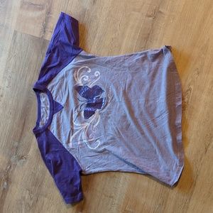 Purple butterfly T-shirt Yachtblub